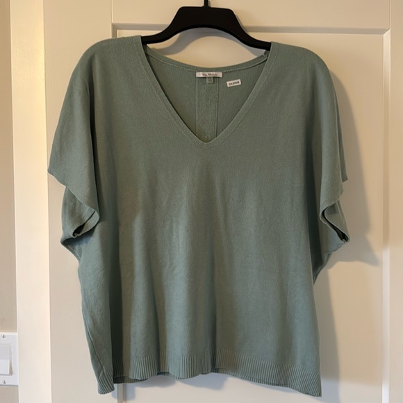 Short sleeved loose fit sweater - Picture 1 of 6
